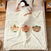 Cute Bear Birthday Art Cartoon kid soft warm plush blanket for dorm sofa living room pet hogar bedroom gift nap home Flannel