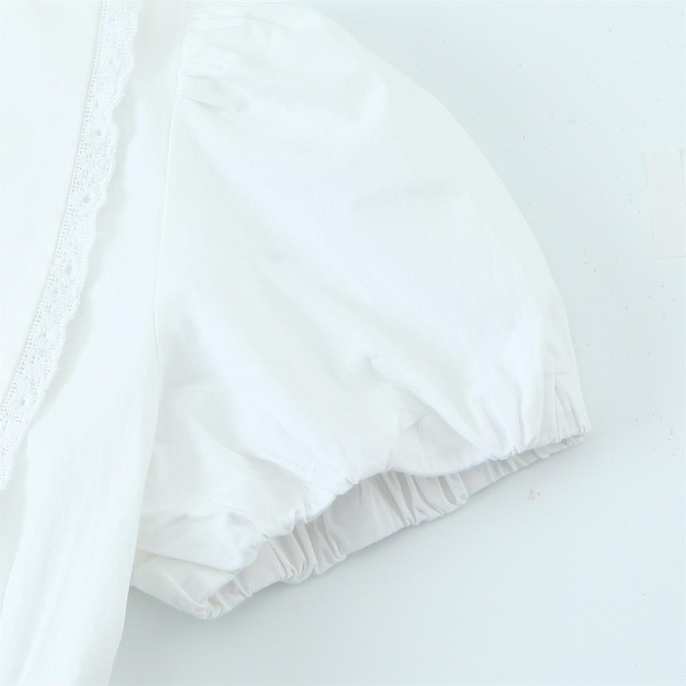 2025 Spring/Summer Slim Fit V-Neck Lace Patchwork Dress - Sweet Princess Style for Women