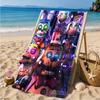 Fnaf Horror Zirkus Strandtuch Mikrofaser Strandtuch, Leicht und Schnelltrocknend, für Sommerreisen, Schwimmbad Fan Geburtstagsgeschenk