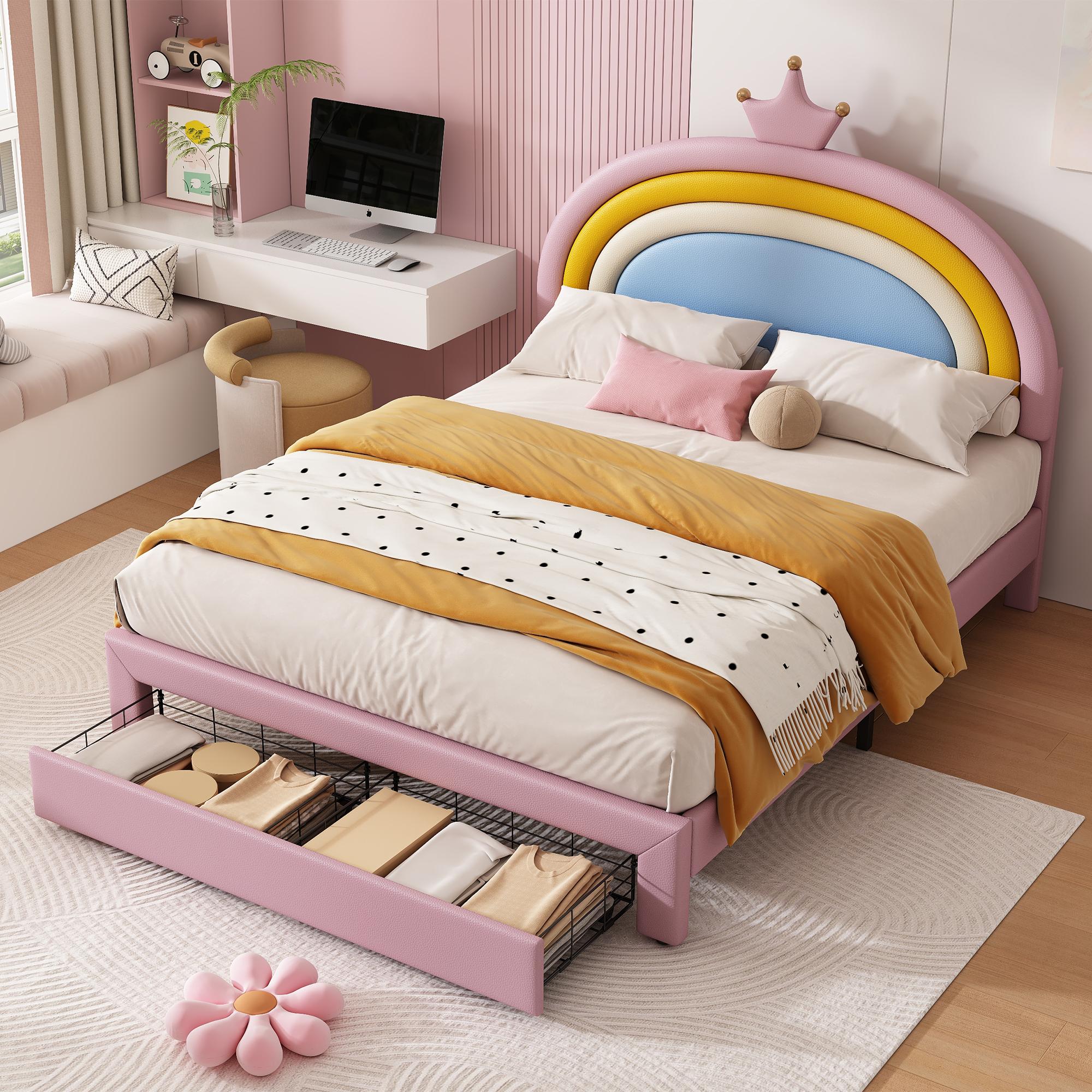 Kids` Upholstered Bed 140 x 200