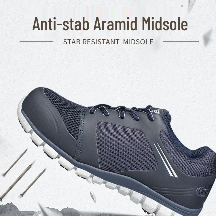 Men's Protective Shoes: Anti-smash, Anti-puncture, Breathable Mesh, Anti-static, Anti-slip, Year-round Use