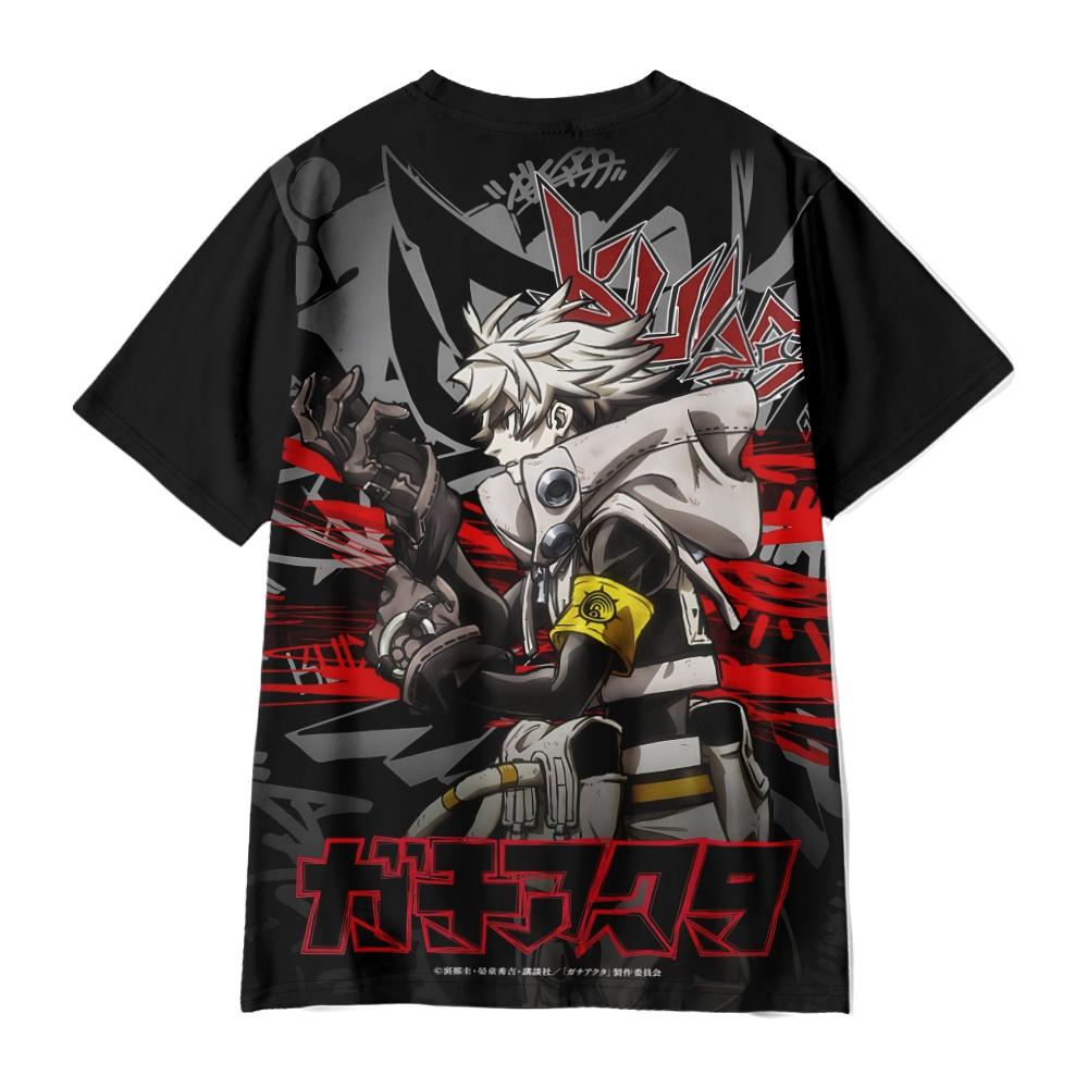 6 Colors Women Men's T-shirts GACHIAKUTA Printed O-Neck Oversized Short Sleeves T Shirt Fashion Mens Clothing Streetwear