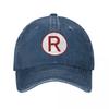Cappellino da Baseball Hip Hop Cappello Regolabile A League Of Their Own Rockford Peaches Cappello Autunnale R Baseball Denim Casquette Berretti Vintage