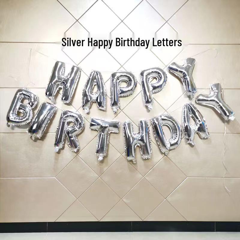 Happy Birthday Balloon & Banner Party Decoration Set