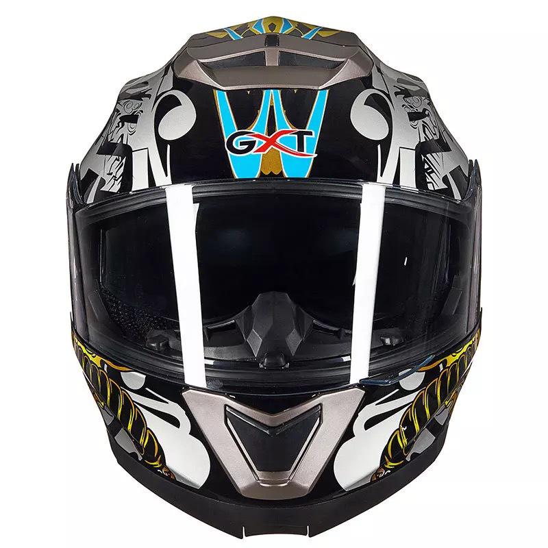 Winter Electric Vehicle Helmet, Riding Full Face Personalized Warm and Anti-fog Full Helmet