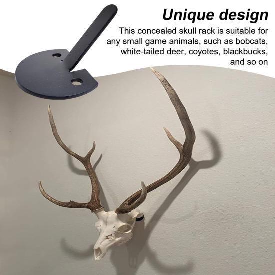 Whitetail Deer Skull Mount Hanger Strong Load-bearing Invisible Design Quick
