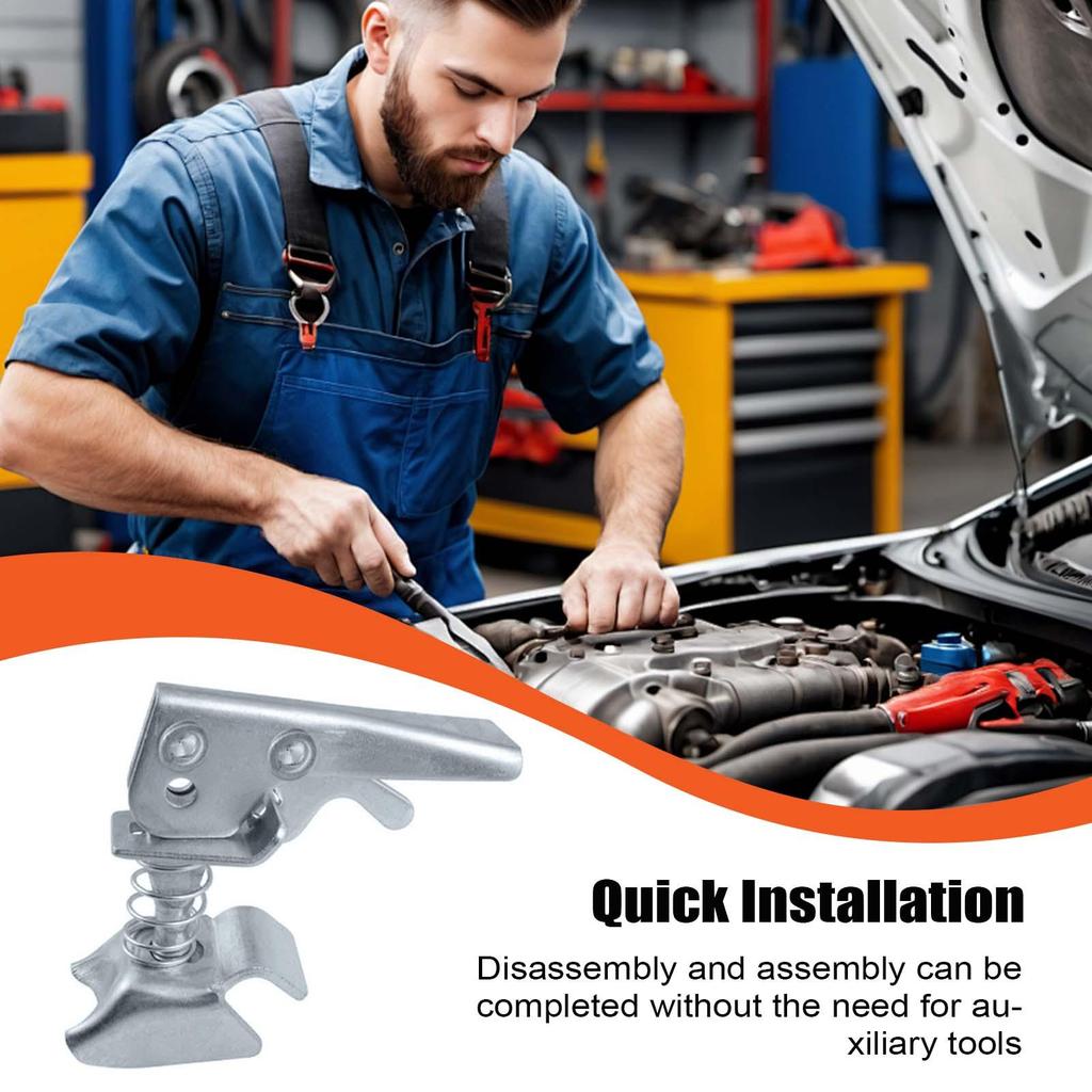 2 Inch Heavy-Duty Trailer Tongue Quick-Release Cover Replacement Safe Coupler Latch Daily Maintenance Garage Automotive