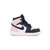 Air Jordan 1 Retro High OG SE TD Tênis de Bebê Bubble Gum Rosa Atmosphere Branco CU0450-641