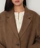 Musinsa Standard Woman Women'S Synthetic Suede Oversized Blazer [Light Brown]