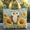 Handbag New Fashion Quilted Digital Printing Tote Bag Commuter Casual Cotton Bag Autumn and Winter Bag Multi-function Bag
