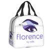 Florence By Mills Izolovaná taška na oběd pro venkovní piknik Nepropustná termotaška Chladicí taška na bento box Ženy Děti Školní tašky na jídlo