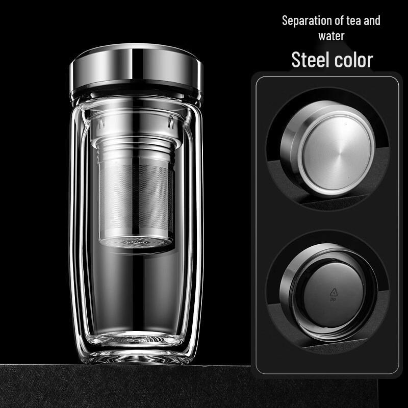 Shi Xun High Borosilicate Glass Tea Infuser Bottle