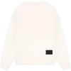 WE11DONE Fw22 Solid Logo Pullover Sweatshirt Unisex Sweatshirt White WD-TS3-22-808-U-IV