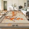 New Chinese Oriental Floral Living Room Carpet Washable Non-slip Large Size Coffee Tables Rug Soft Foldable Decoration Home Mat