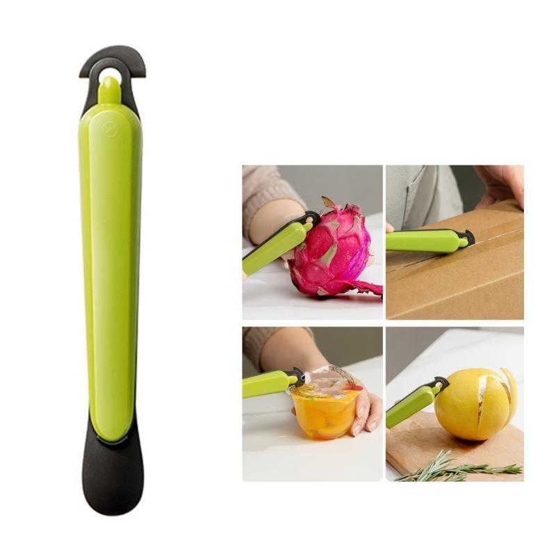 PP and ABS Orange Peeling Instrument Comfortable Handle Citrus Peeling Tool Space Saving Skinner with Hanging Hole
