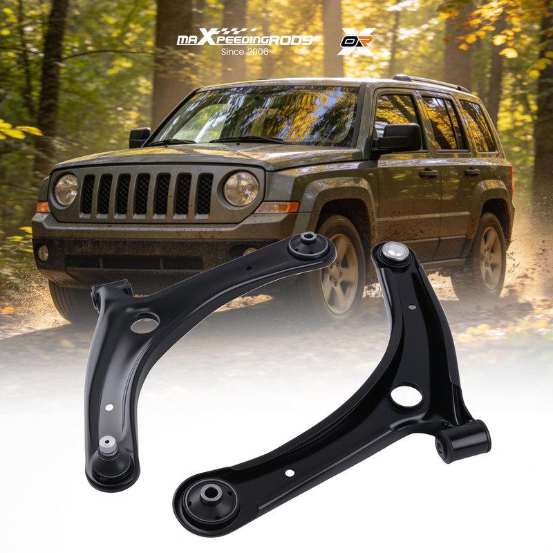 Pair Front Lower Suspension Control Arms for Jeep Patriot Compass Caliber 07-12