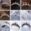Pearl Tiara Bridal Crystal Hair Ornaments Bridal Hair Accessories Hair Comb Rhinestone Hair Hoop
