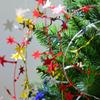 7.5m Christmas Wreath Decorative Iron Wire Star Aluminum Foil Drawstring Ribbon Christmas Tree Decorative Performance Props