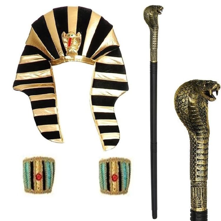 Egyptian Princess Headbands Snake Headpiece Egyptian Belt Wristbands for Women