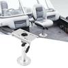 Marine Adjustable Seat Pedestal Manual 330‑480mm Height 225mm Base for RVs Yachts Boats