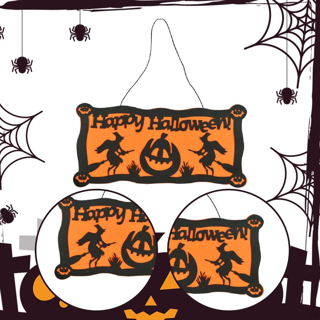Door Hanger Ornament Halloween Front for Kitchen Garage Office Window