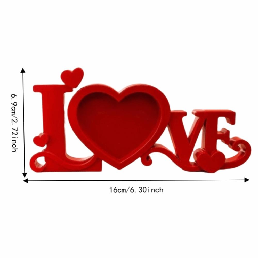 3D Printed Photo Holder Heart Shaped Desktop Photo Frame Photo Stand  Romantic Home Decoration
