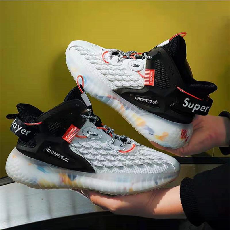 New Men's Shoes Sports Casual Shoes Coconut Shoes Breathable Running Shoes Popcorn Sole Fashion