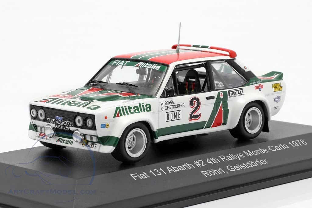 CMR scale FIAT 131 ABARTH Alitalia N2 4th Rally Monte Carlo 1978 1/43