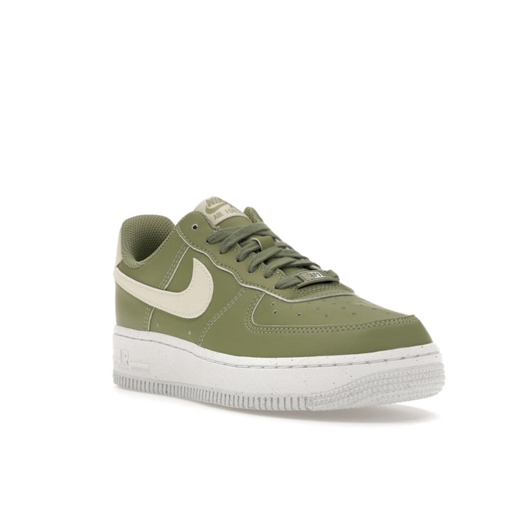 Nike  Air Force 1 07 Oil Green Women Sneakers White Gum-Medium-Brown Sea-Glass HF5062-386
