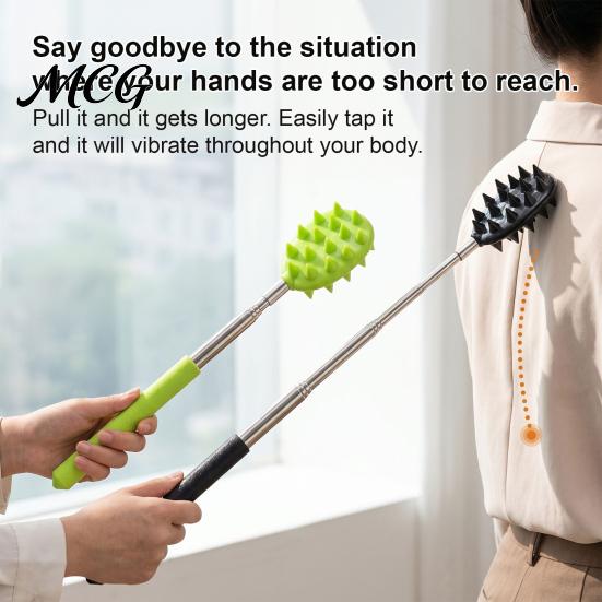 Meridian Massage Stick Back Scratcher And Massager, Extendable Massager Tool, Telescoping Scratcher, Anti-Slip Handle for Muscle Relief Home