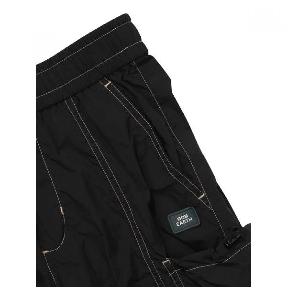Bbc Earth 3d Pocket Half Pants  Black 
