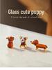 Teddy, Corgi, Shiba Inu, and Pomeranian Glass Animal Ornaments