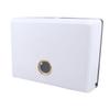 Wall Mounted Tissue Box Plastic White Wearproof Easy To Clean Wall Hanging Tissue Holder for Home