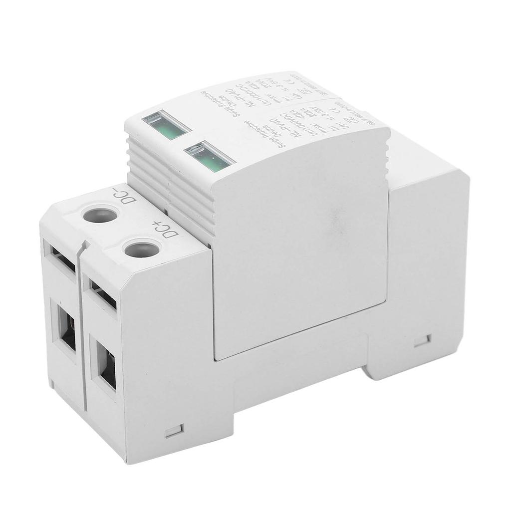 2P Surge Protective Device 20 To 40KA Flame Retardant 36mm Rail Installation Photovoltaic Surge Prot