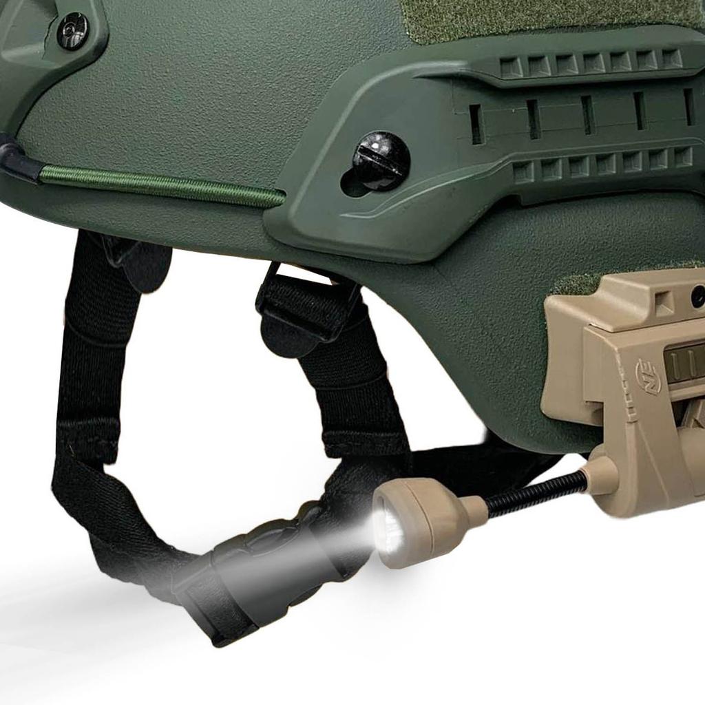 Helmet-mounted Tactical Headlamp Princeton Tec Charge Mpls