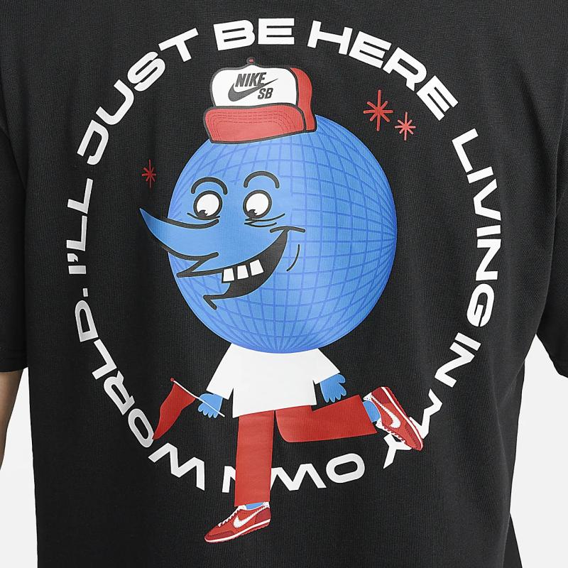 New Nike T Shirts Men's Black FB8137-010