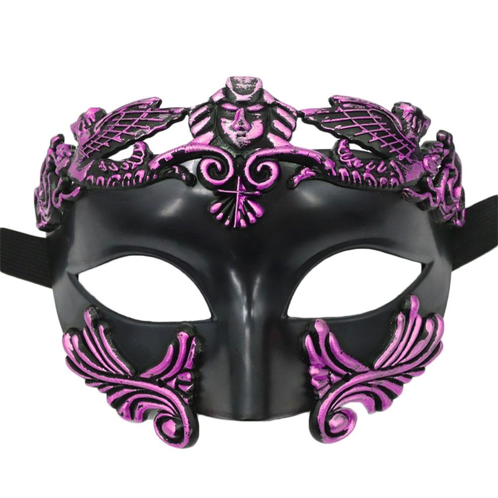 Fashion Cosplay Halloween Mask Ancient Greek Venetian Masquerade Mask Roman Festival Costume Party Supplies for Men
