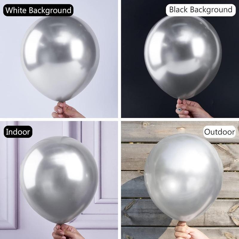 Silver Metal Balloon for Christmas & Halloween - M1528