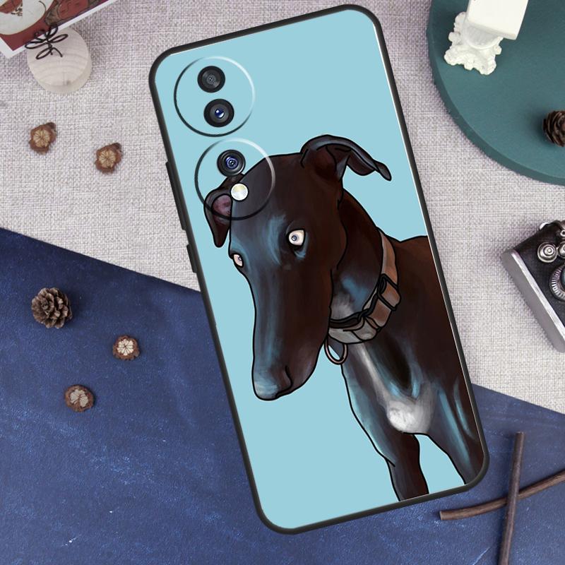 Galgo Greyhound Dog For Honor Magic 8 7 5 6 Pro Case For Honor X9d X9c X9b X9a X8c X8b Win 50 70 90 200 400 Lite