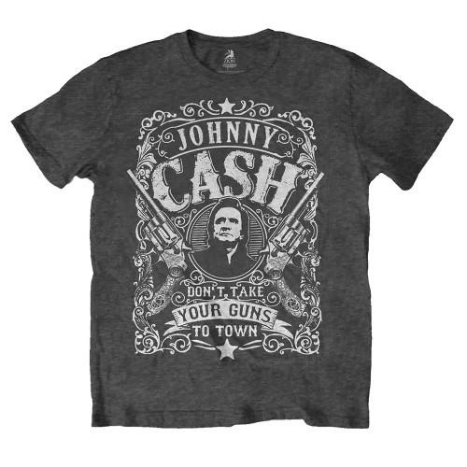 

Johnny Cash Unisex Adult DonÂ´t Take Your Guns To Town T-Shirt S