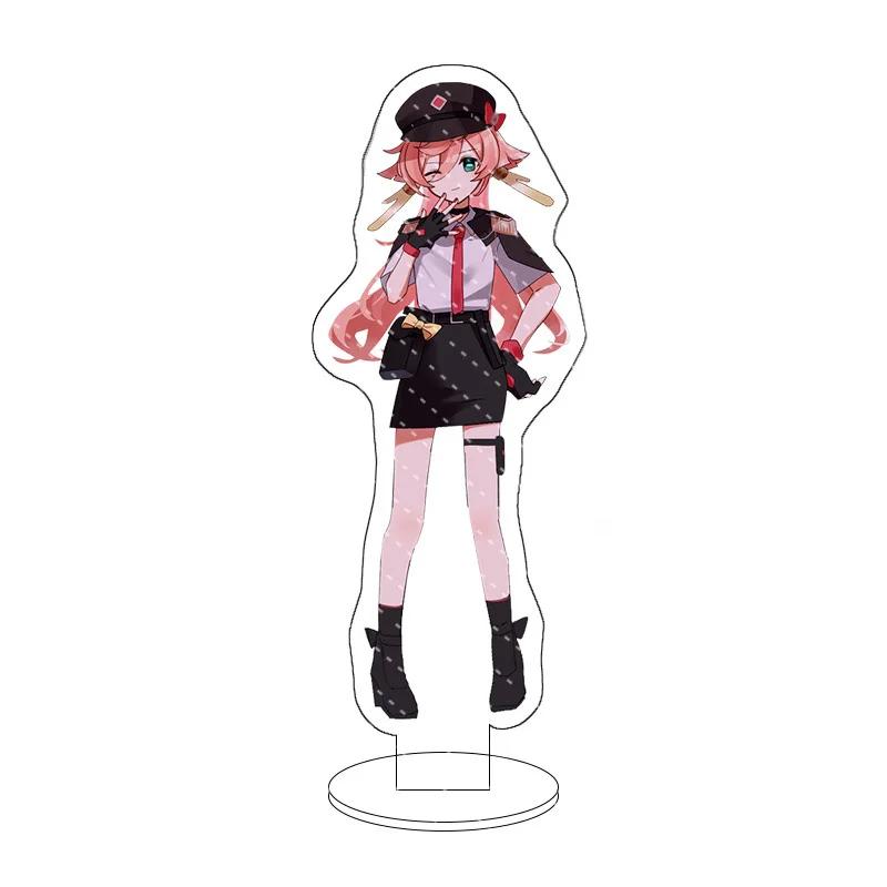 Popular Game Impact Acrylic Stand Anime Cartoon Q-version Figures Kamisato Ayaka Model Desk Decor Standing Sign Gift for Fan