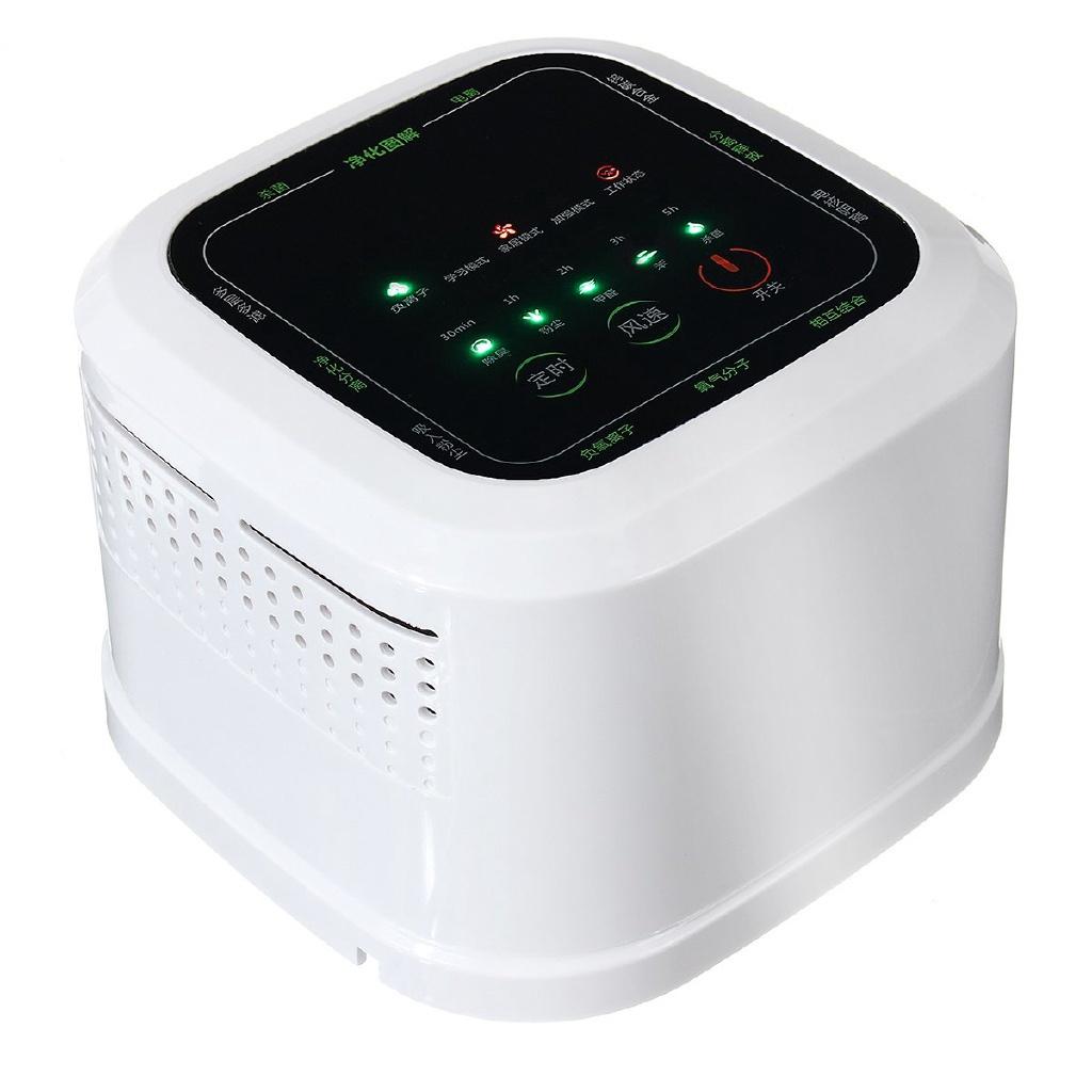 Generator Jonów Ujemnych 220V Oczyszczacz Powietrza Do Domu Biura Filtr Węglowy HEPA Biurkowy Mini Jonizator Powietrza Kompaktowy Oczyszczacz Powietrza