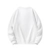 Dark Sweet Cool Style Small Logo Joyful Face Crew Neck Sweatshirt, Loose Fit Slimming, Hoodless Long Sleeve Top