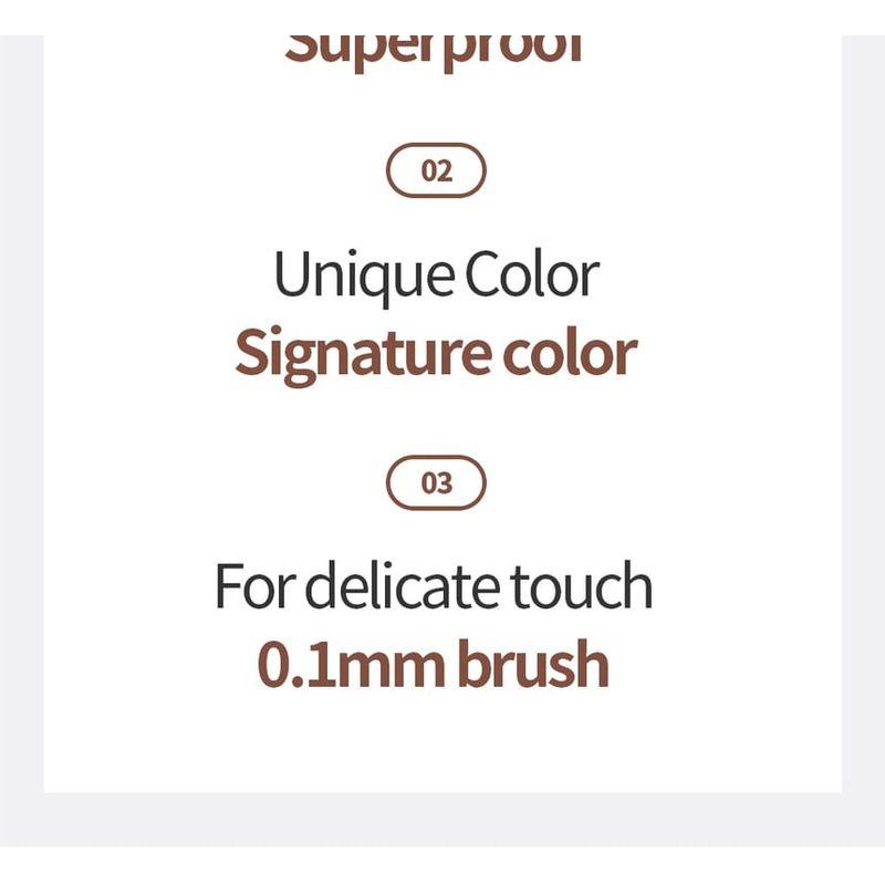 Cosnori Superproof Fitting Brush Eyeliner - 3 Colors