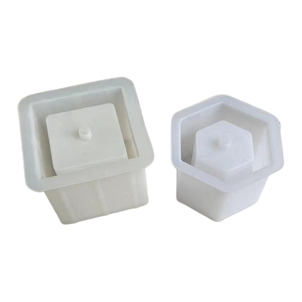 Easy to Use Square Silicone Mold for Crafting Customizable Flower Pots Suitable for DIY Project and Garden Decor