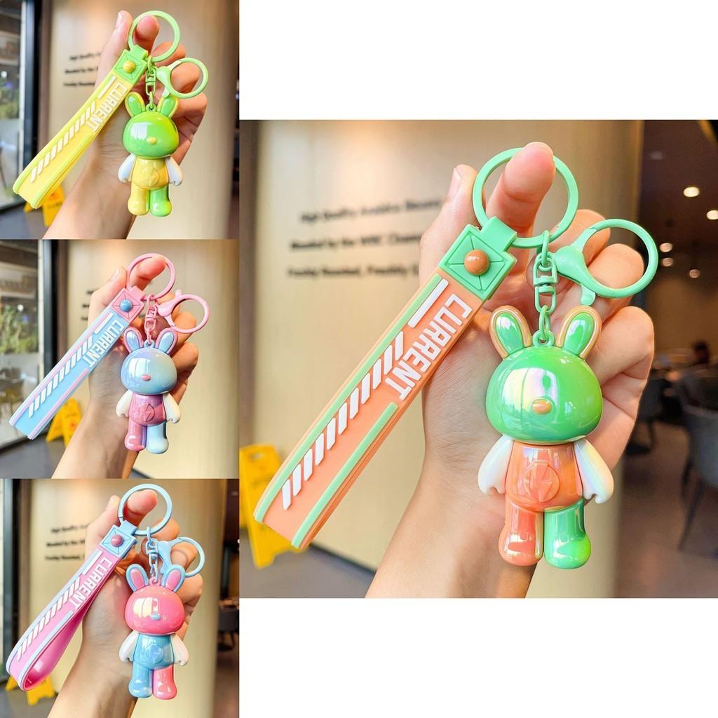 Stylish Keychain Bunny Fun Colored Resin Charm Ideal For Students And Couples