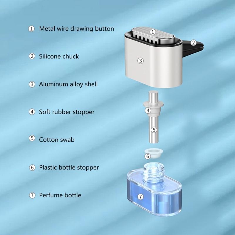Long Lasting Perfume Diffuser Decor Clips Creative Vent Air Freshener Fragrance Diffuser Auto Accessories Perfume De