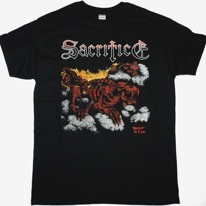 Sacrifice Torment In Fire Black T-Shirt S