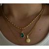 Crystal Necklace - Women's Designer European & American Retro Minimalist Vintage Teardrop Necklace
