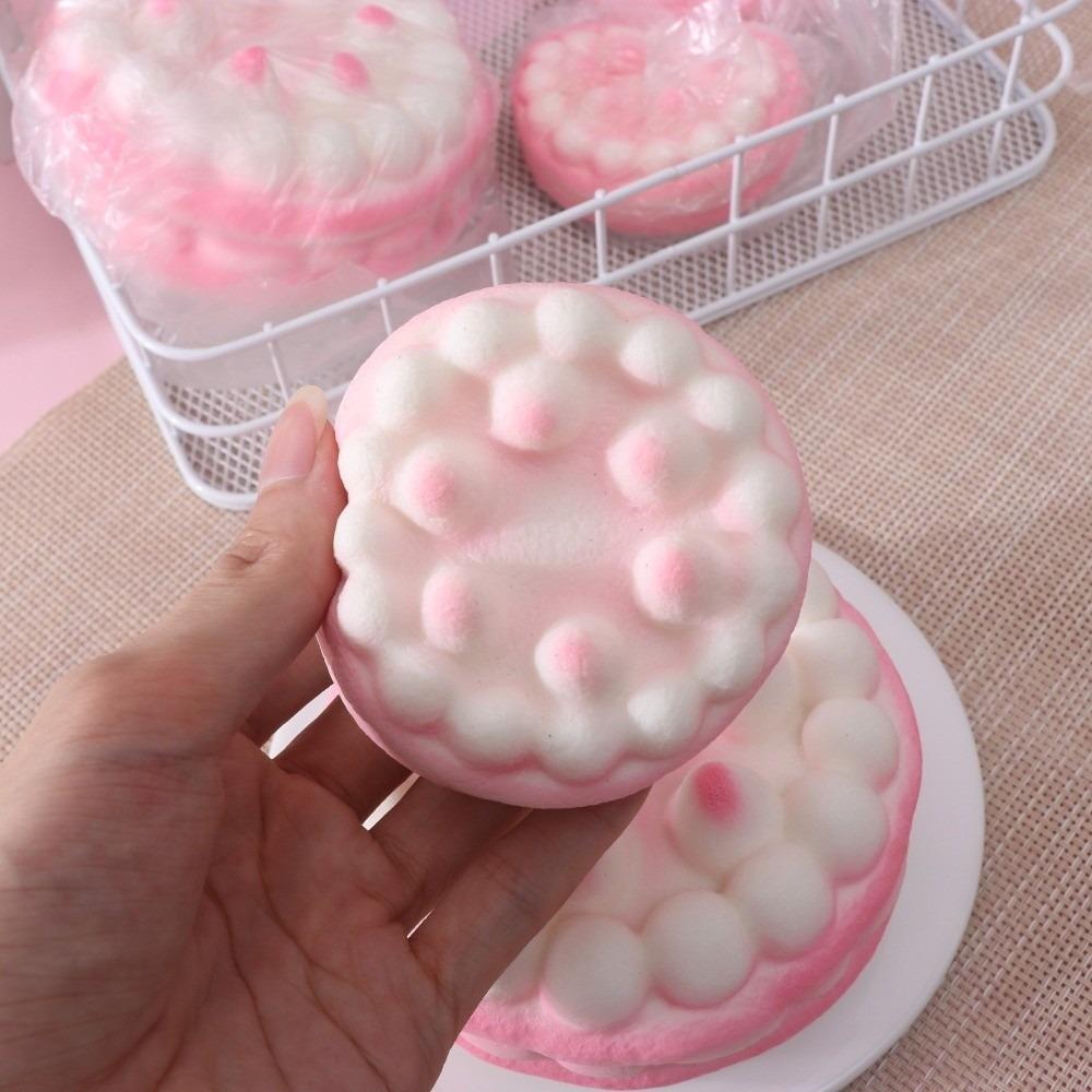 Decompression Squeeze Toy Simulation Raspberry Birthday Cake Relieve Stress Toys  Gift S